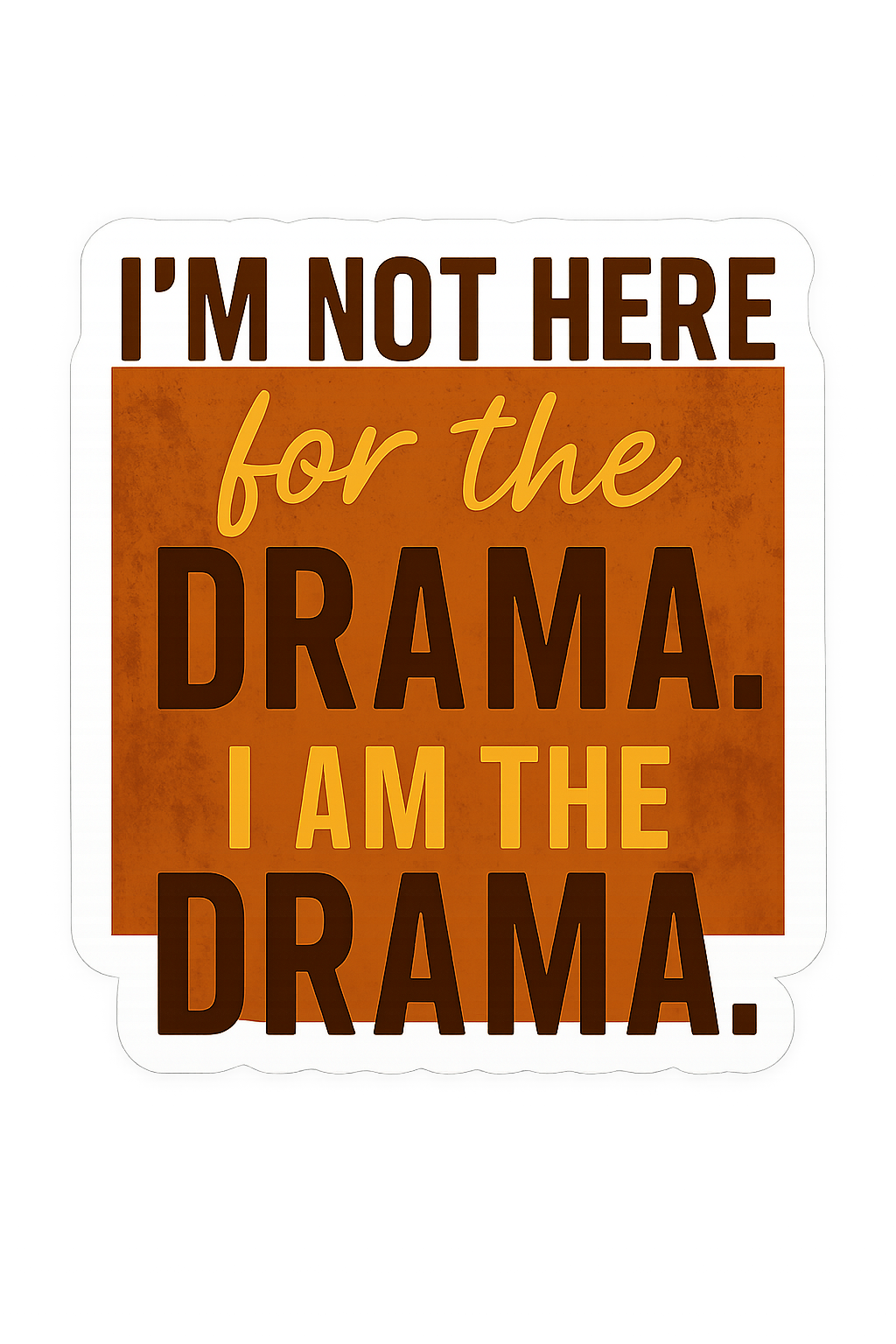 Drama Queen: Vinyl Decal Stickers - Beth Dutton Energy Decal Pack for Badass Vibes and Yellowstone Fans