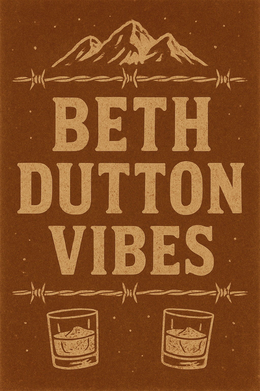 Beth Dutton Vibes - Inspired Stickers