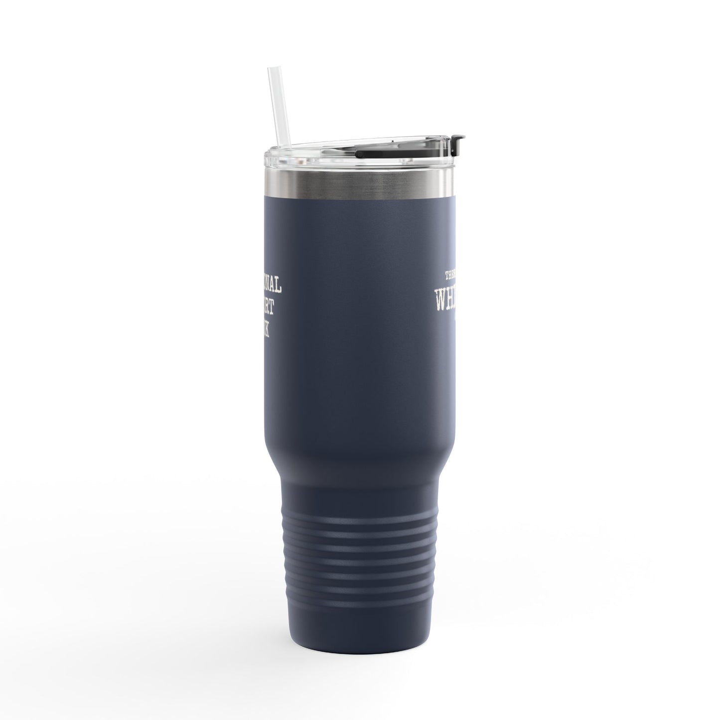40oz Insulated Travel Mug — “There Might Be Whiskey In Here” Red Tumbler