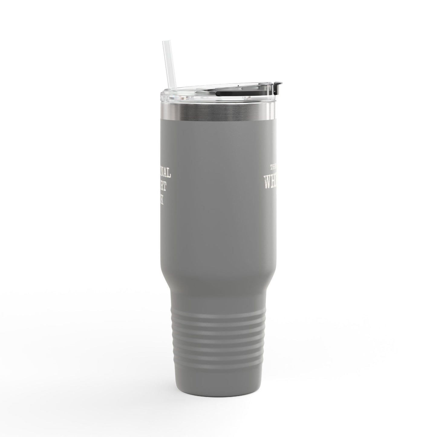 40oz Insulated Travel Mug — “There Might Be Whiskey In Here” Red Tumbler