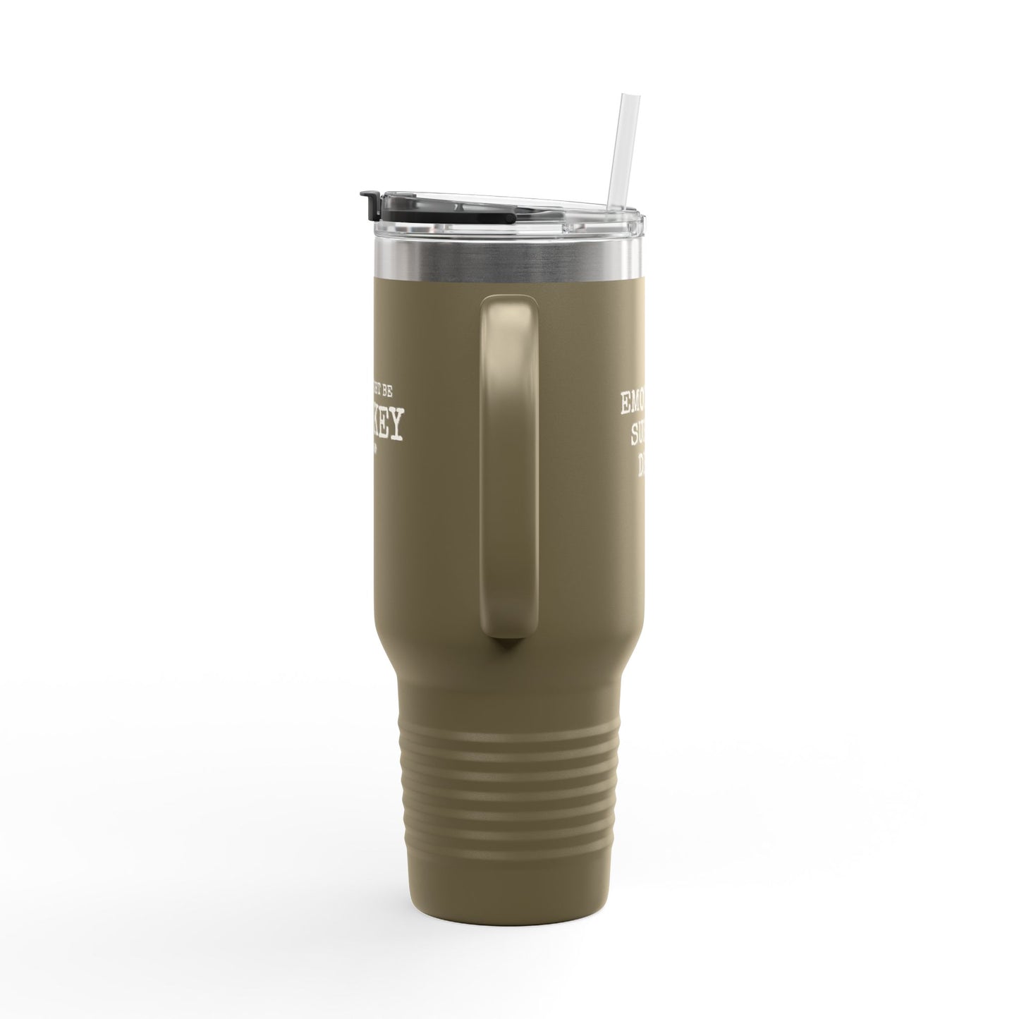 40oz Insulated Travel Mug — “There Might Be Whiskey In Here” Red Tumbler