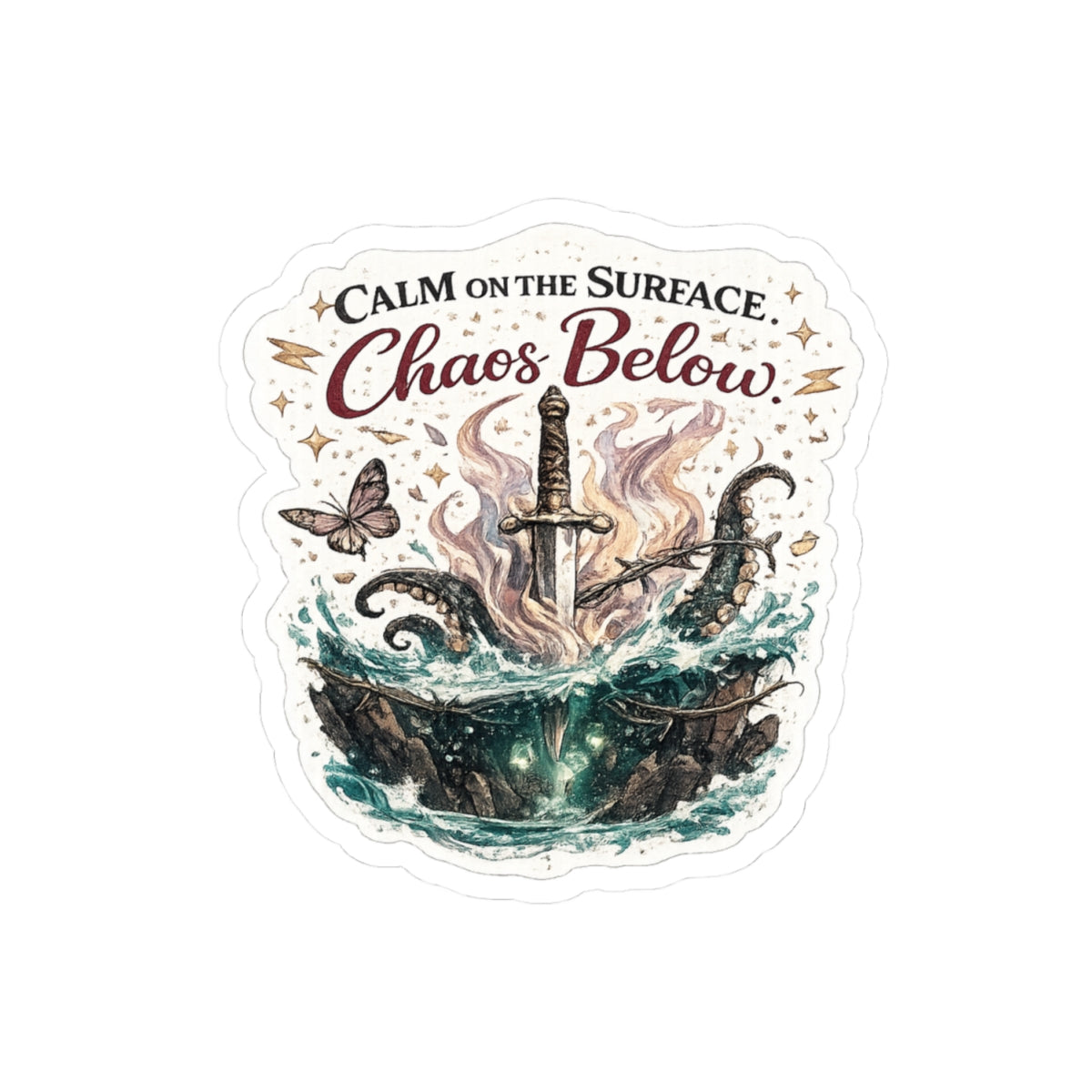 Calm on the Surface, Chaos Below