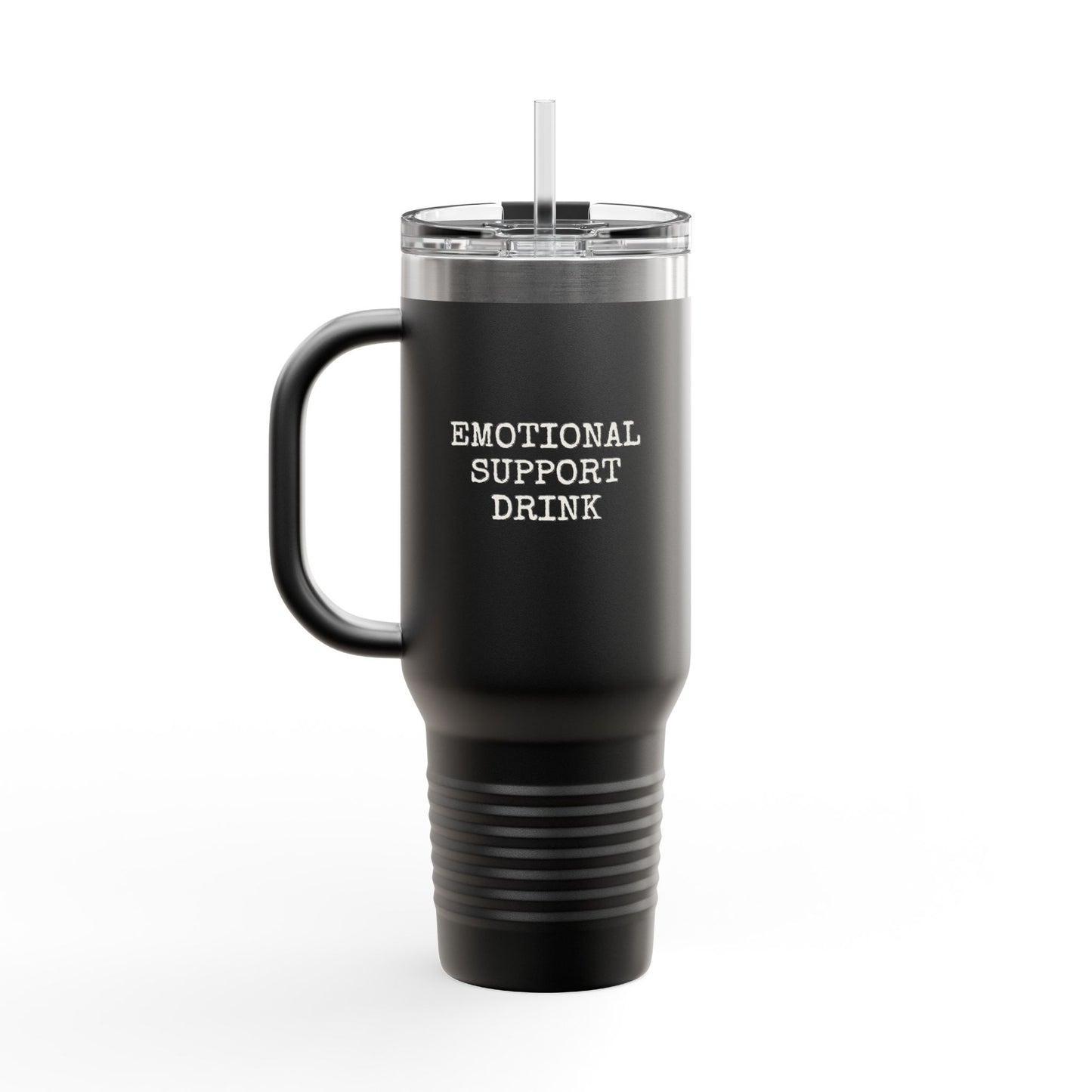 40oz Insulated Travel Mug — “There Might Be Whiskey In Here” Red Tumbler