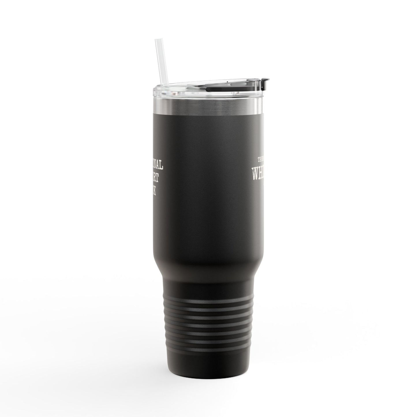 40oz Insulated Travel Mug — “There Might Be Whiskey In Here” Red Tumbler