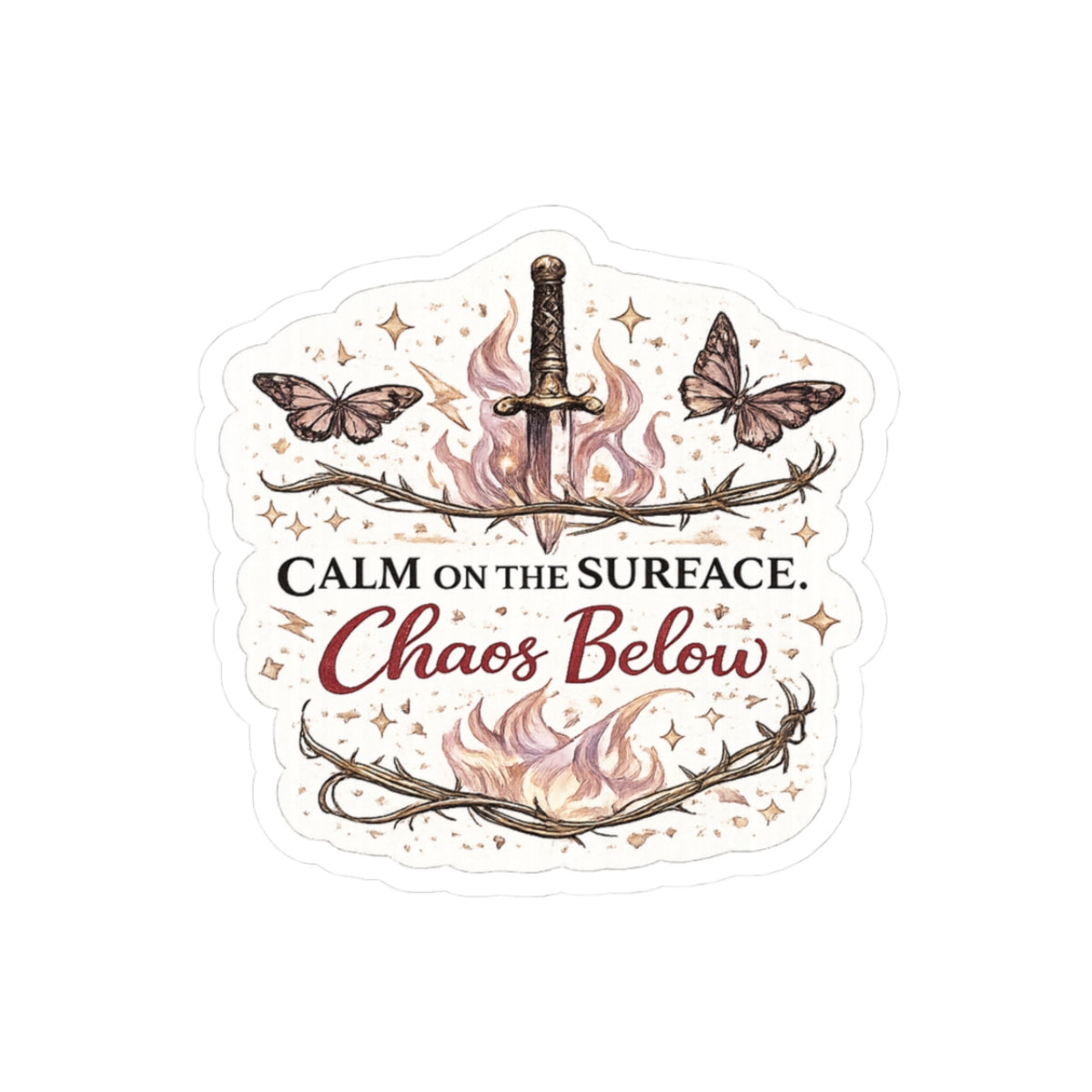 Calm on the Surface, Chaos Below