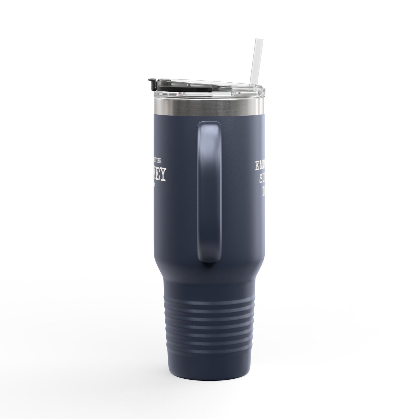 40oz Insulated Travel Mug — “There Might Be Whiskey In Here” Red Tumbler