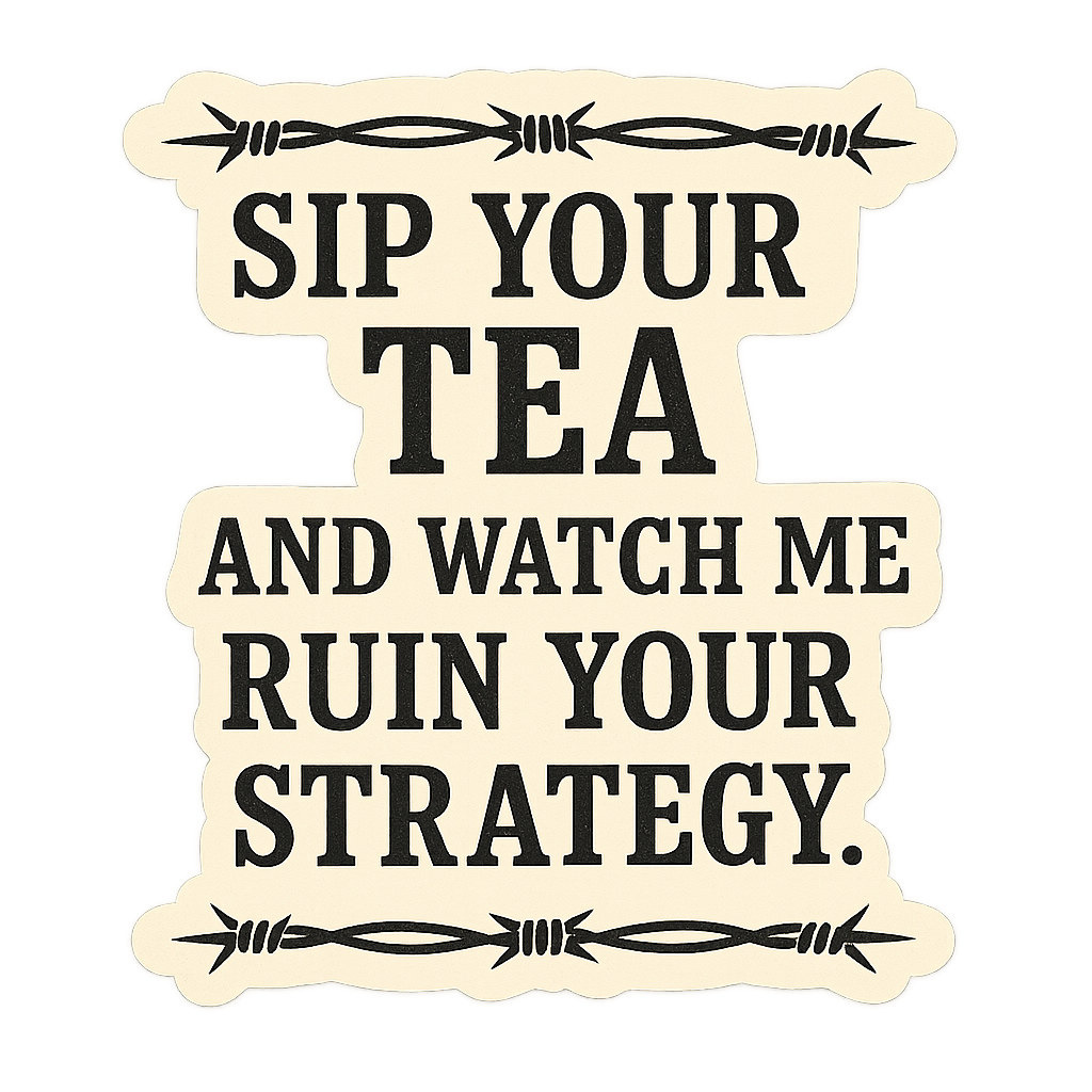 Sip tea: Vinyl Decal Stickers - Beth Dutton Energy Decal Pack for Badass Vibes and Yellowstone Fans
