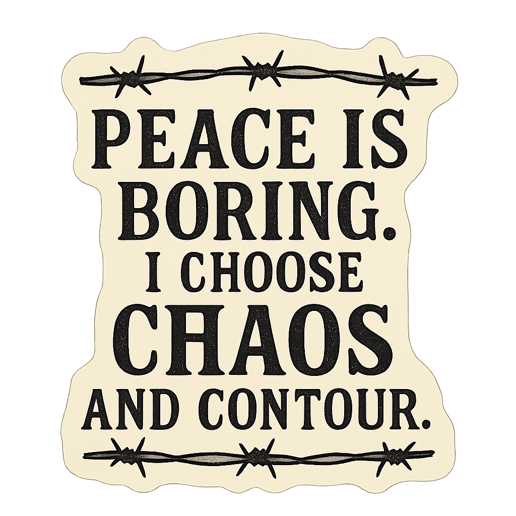 Choose Chaos: Vinyl Decal Stickers - Beth Dutton Energy Decal Pack for Badass Vibes and Yellowstone Fans