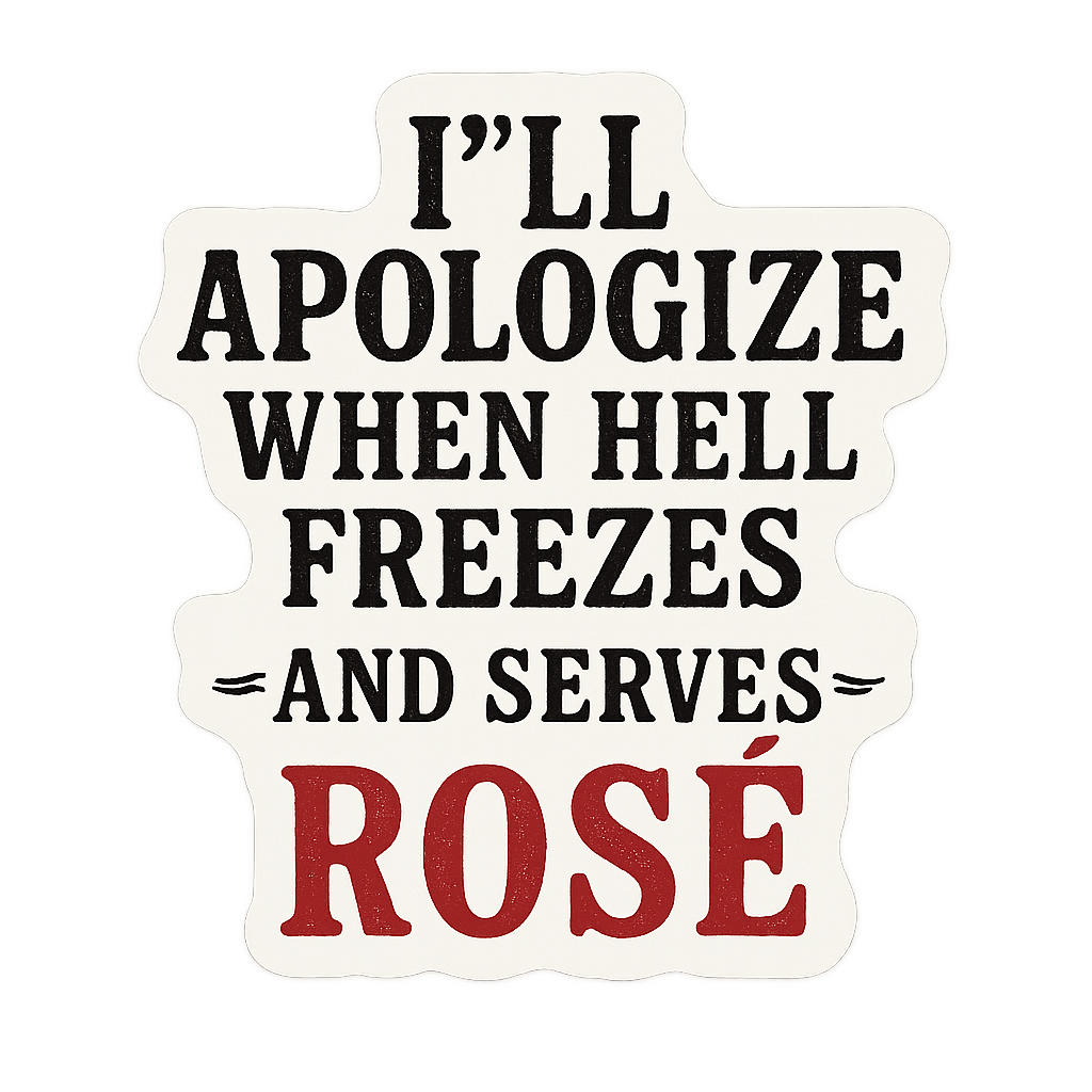 Hell Froze: Vinyl Decal Stickers - Beth Dutton Energy Decal Pack for Badass Vibes and Yellowstone Fans